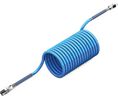 Recoil Hose, 9mm, 12mm, Polyamide (PA), 15bar, Blue, 10m